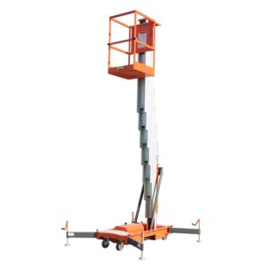 4m Vertical Electric Aerial Platform Hydraulic Aluminum Lift Personnel Single Mast Factory For Sale