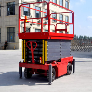 Hydraulic mobile scissor lift table with CE