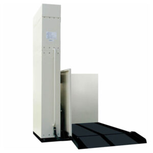 Vertical wheelchair lift