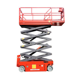 Hydraulic self-propelled scissor lift aerial work platform for sale