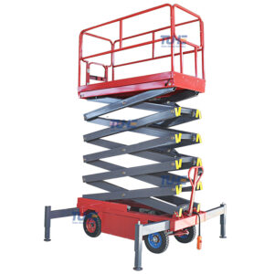 12m 1500kg Hydraulic scissor lift aerial work platform for sale