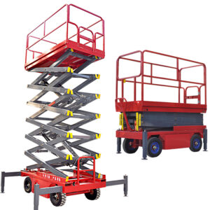 16m 1500kg Hydraulic four wheels scissor lift manufacturers usa