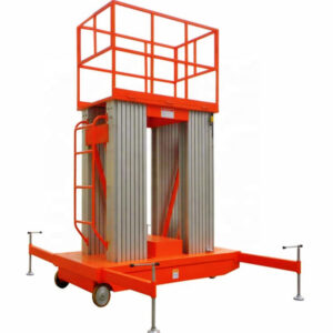 OEM electric four mast manlift aluminum alloy vertical lift