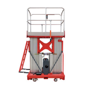 10m Portable Vertical Aluminum Alloy Double Mast Lift For US UK