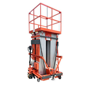 OEM electric four mast manlift aluminum alloy vertical lift