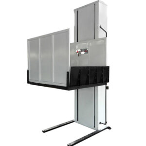 Custom wheelchair platform vertical commercial exterior lift