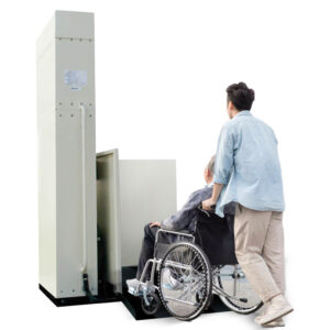 Easy access commercial vertical platform lift manufacturer