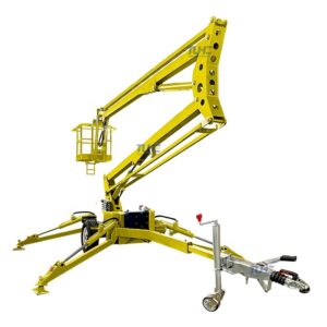 20m Towable Electric Articulated Boom Lift Cherry Picker Aerial Work Platform With CE