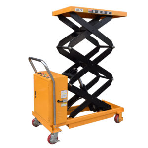 Semi Electric Double Scissor Lift Table Hydraulic Platform Trolley CE